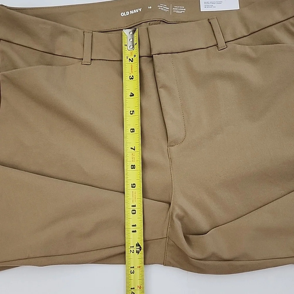 Old Navy Women's Pixie Skinny High-Rise Ankle Pant Tan Never Fade Size 16 - Picture 12 of 14